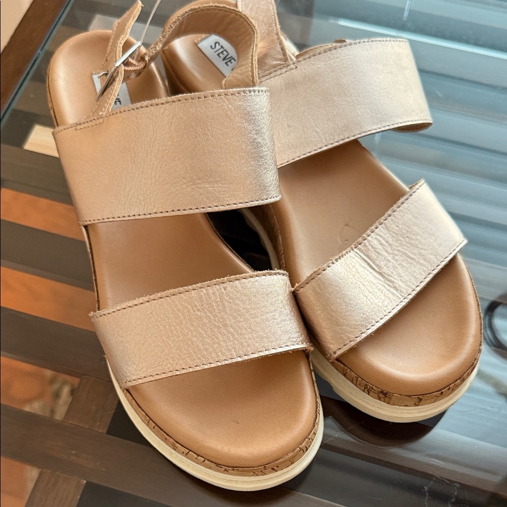 Steve Madden Women's Metallic Sandals